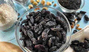 تصویر 2 از قیمت و خرید کشمش سیاه پلویی آفتابی + فروش ارزان
